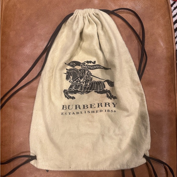 Burberry Beige Drawstring Backpack - Picture 3 of 7